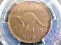 Australia 1952 A Penny PCGS MS63BN