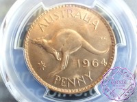 Australia 1964 M Penny PCGS MS64RB