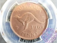 Australia 1964 M Penny PCGS MS64RD