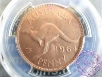 Australia 1964 M Penny PCGS MS64RD