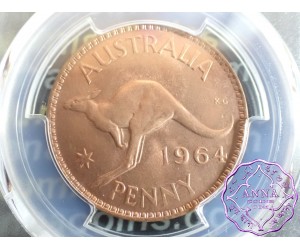 Australia 1964 M Penny PCGS MS64RD