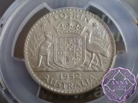 Australia 1952 Florin PCGS MS61