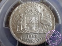 Australia 1960 Florin PCGS MS61