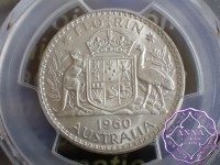 Australia 1960 Florin PCGS MS62