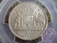 Australia 1962 Florin PCGS MS61