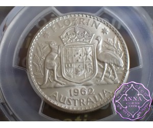 Australia 1962 Florin PCGS MS63