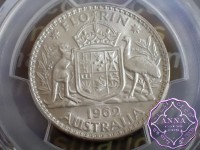 Australia 1962 Florin PCGS MS64