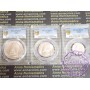 Cyprus 1974 Makarios III Silver 3,6,12 Pounds full set PCGS MS65-67