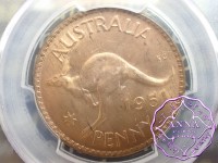 Australia 1951 M Penny PCGS MS63RB