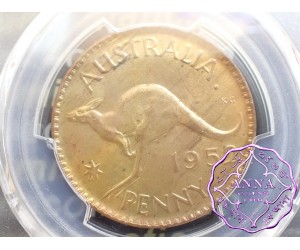 Australia 1952 A Penny PCGS MS63RB