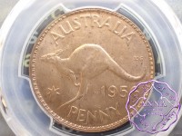 Australia 1956 M Penny PCGS MS63RB