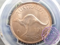 Australia 1964 M Penny PCGS MS65RB