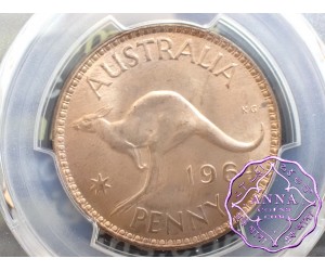 Australia 1964 M Penny PCGS MS65RB