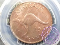 Australia 1964 Y Penny PCGS MS64RB