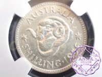 Australia 1956 Shilling NGC MS63