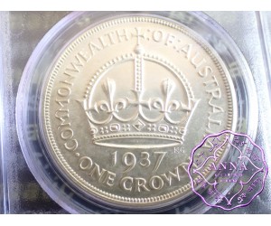 Australia 1937 Crown PCGS MS62