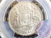 Australia 1962 Florin PCGS MS63