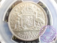 Australia 1963 Florin PCGS MS65