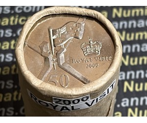 2000 Royal Visit 50C Mint Roll